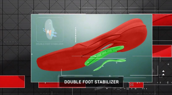 Giới thiệu công nghệ giày cầu lông Yonex DOUBLE FOOT STABILIZER