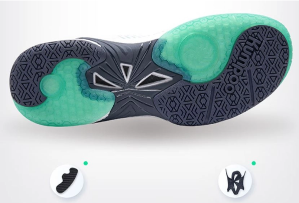 Giới thiệu công nghệ giày cầu lông Kumpoo TẤM DỆT CARBON
