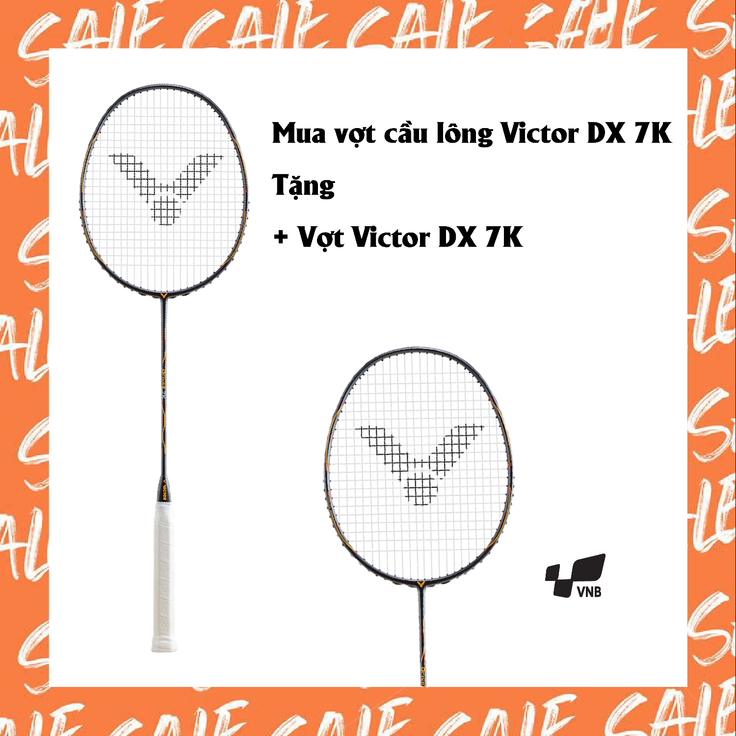 Combo mua vợt cầu lông Victor DX-7K tặng vợt Victor DX-7K | ShopVNB
