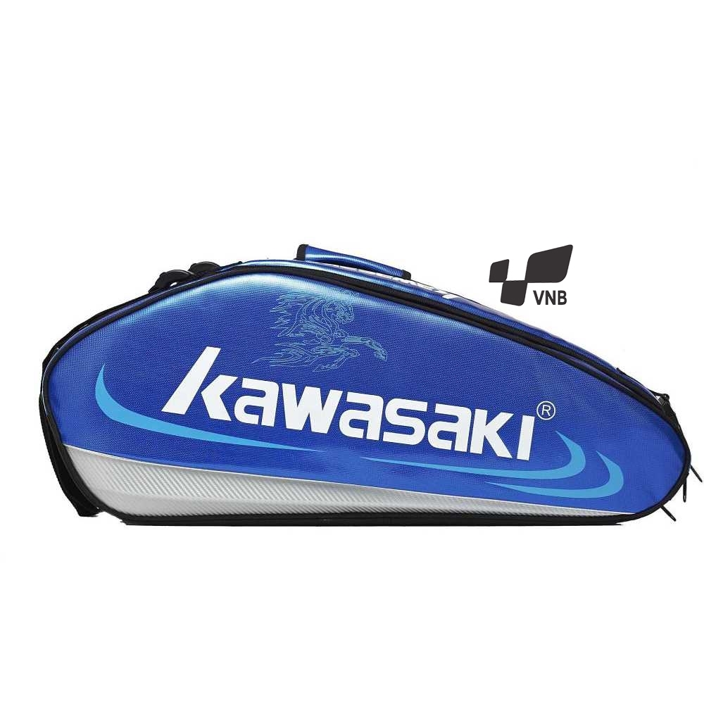 Túi vợt cầu lông Kawasaki 8630 - Xanh