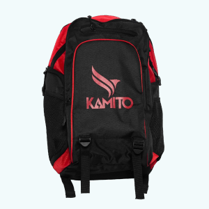 Balo cầu lông 02 Kamito KMBALO200147 đen phối đỏ chính hãng