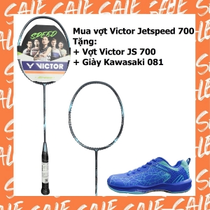 Combo mua vợt cầu lông Victor JS 700 tặng vợt Victor JS 700 + Giày Kawasaki 081