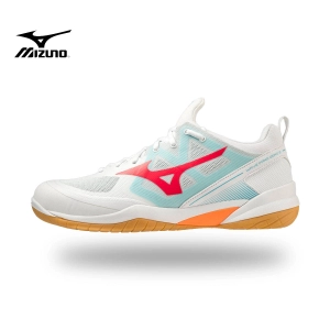 Giày cầu lông Mizuno Wave Fang Zero 2 - Trắng đỏ xanh chính hãng