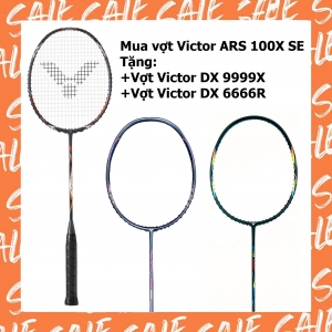 Mua vợt Victor ARS 100X SE tặng vợt Victor Drive X 9999 + DX-6666R