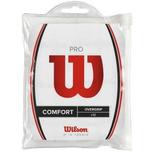 Quấn Cán Vợt Tennis Wilson Pro Comfort x12 Trắng (12 Cuốn/Vỷ)