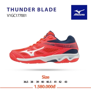 Giày cầu lông Mizuno Thunder Blade - Đỏ xanh	