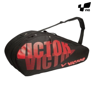 Túi cầu lông Victor 6213 CD Đỏ đen chính hãng