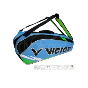 Tui vợt Victor 210 xanh biển - Chính hãng Victor 2016