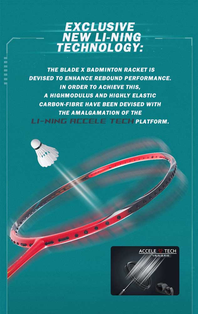 Giới thiệu công nghệ vợt cầu lông Lining ACCELE TECH