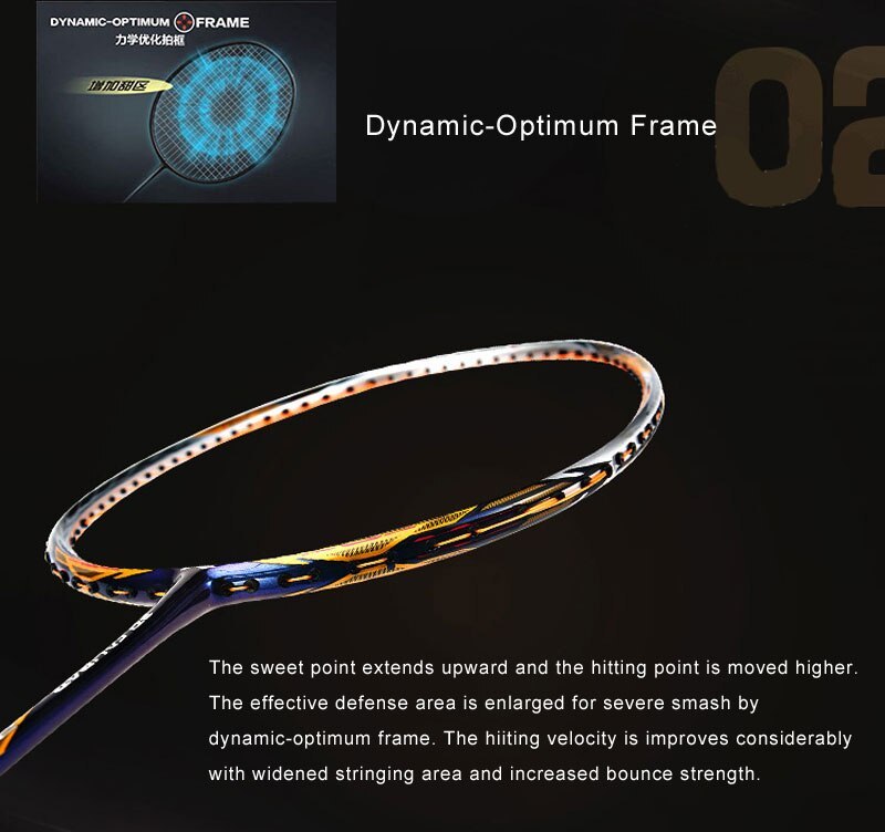 DYNAMIN-OPTIMUM FLAME - Vợt cầu lông Lining Cacbon Graphite A700