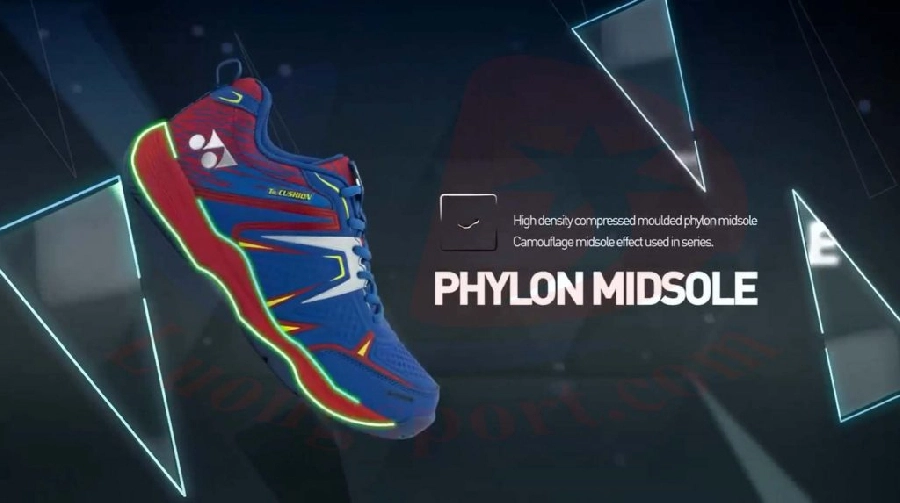 Giới thiệu công nghệ giày cầu lông Yonex PHYLON MIDSOLE