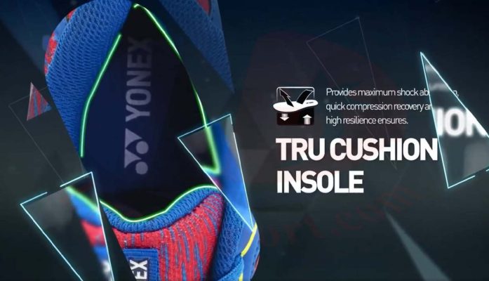 Giới thiệu công nghệ giày cầu lông Yonex TRU CUSHION INSOLE