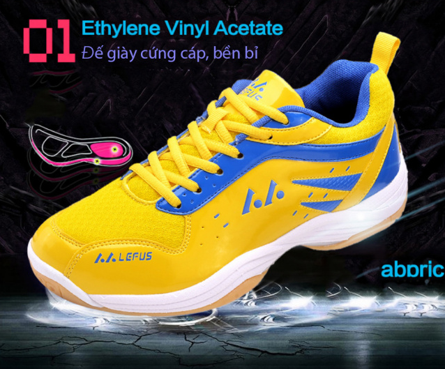 Giới thiệu công nghệ giày cầu lông Lefus ETHYLENE VINYL ACETATE