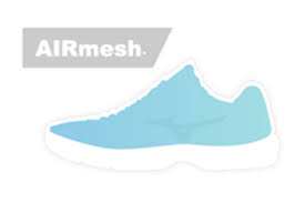 Giới thiệu công nghệ giày cầu lông Mizuno AIR MESH 
