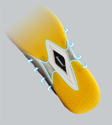Giới thiệu công nghệ giày cầu lông Kawasaki ANTI-TWIST DESIGN
