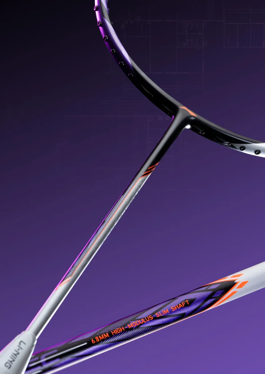 Công nghệ vợt cầu lông Lining 6.8MM HIGH-MODULUS SLIM SHAFT