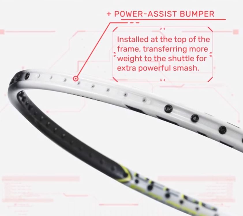 Công nghệ vợt cầu lông Yonex POWER ASSIST BUMPER