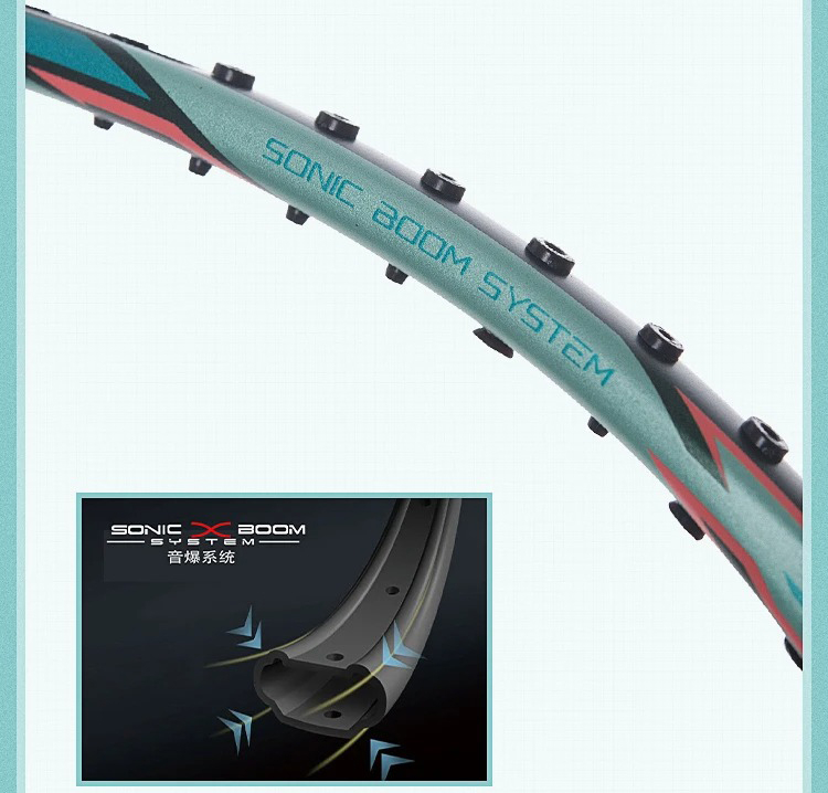 Giới thiệu công nghệ vợt cầu lông Lining SONIC BOOM SYSTEM
