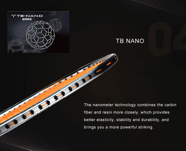 TURBO NANO - Vợt cầu lông Lining Turbo Charging 75C đen đỏ chính hãng