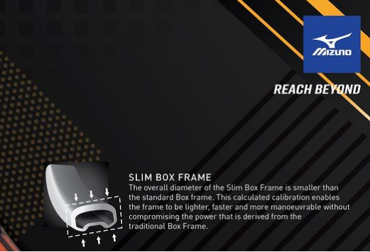 Giới thiệu công nghệ vợt cầu lông Mizuno SLIM BOX FRAME