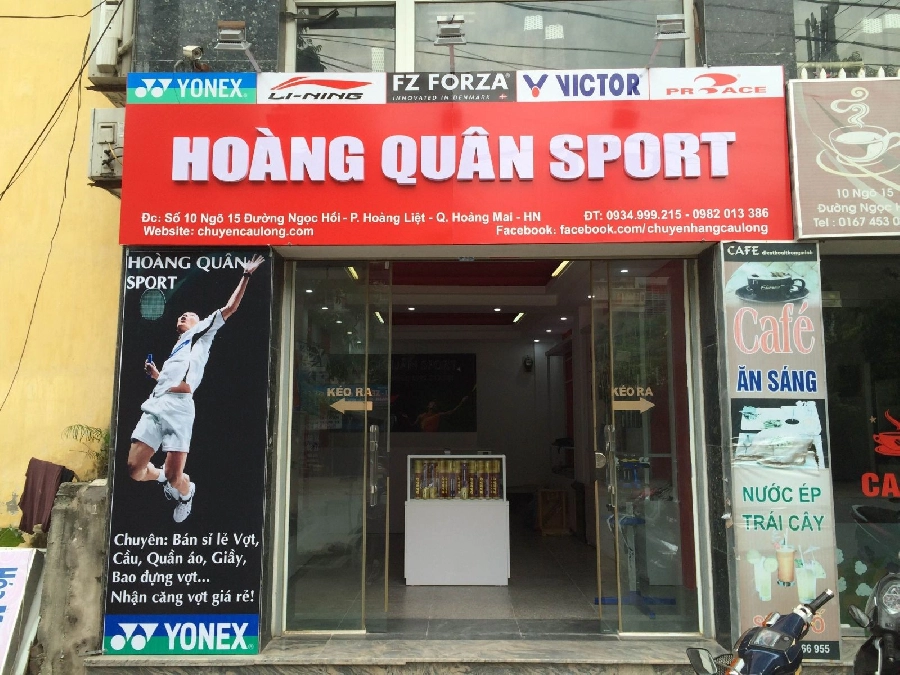 Cửa hàng bán vợt cầu lông ở Hoàng Mai chất lượng nhất: Hoàng Quân Sport