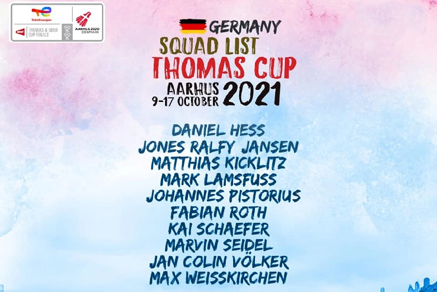 Germany- Thomas Cup 2021