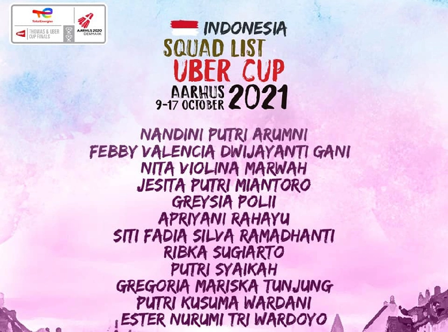 Indonesia - Uber Cup 2021