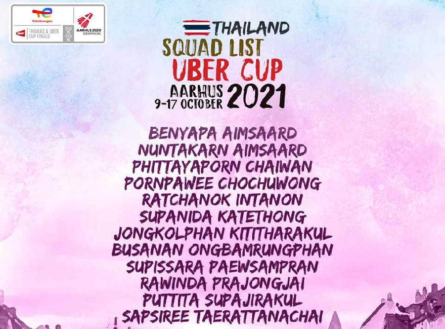 Thailand - Uber Cup 2021