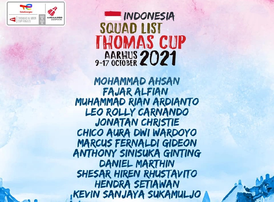 Indonesia - Thomas Cup 2021