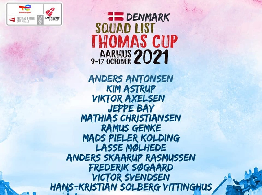 Denmark- Thomas Cup 2021
