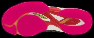 Giày Cầu Lông Mizuno Wave Claw Pro - Trắng Vàng Chính Hãng