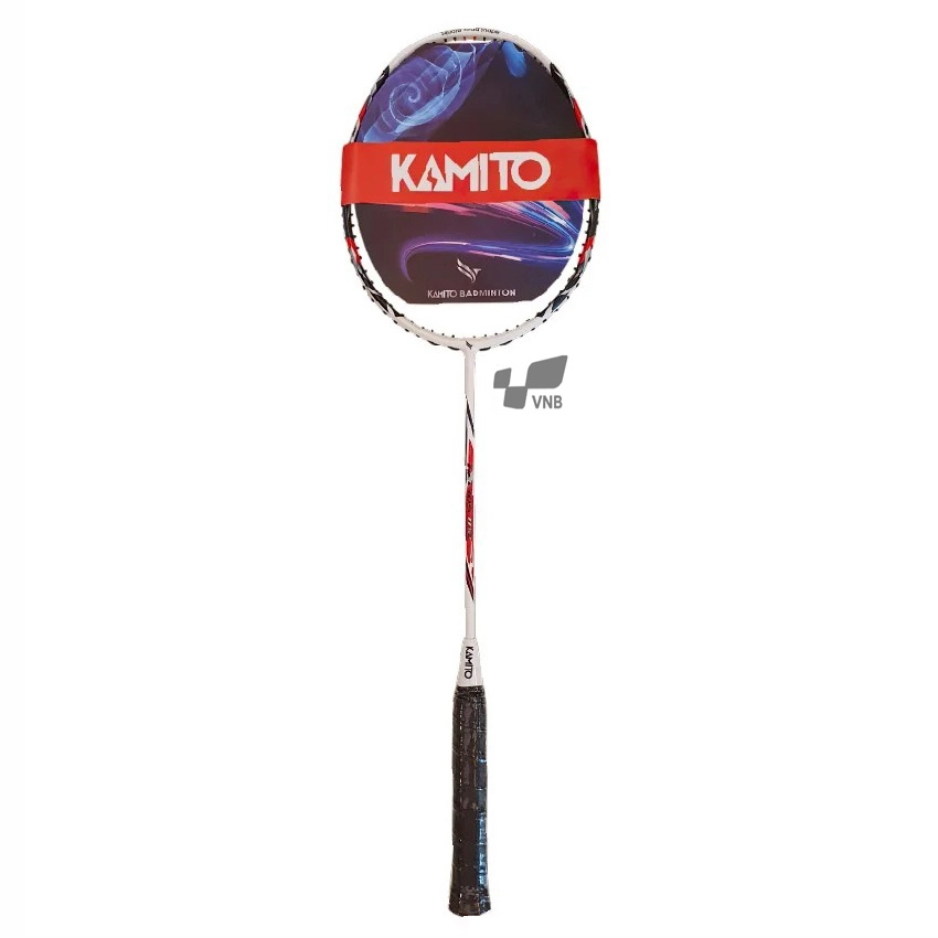 Vợt chơi cầu lông Kamito Helios 102 - Trắng đen chính hãng