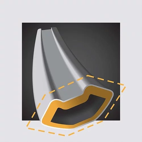 Aero Hexagram Frame - Vợt Cầu Lông Mizuno JPX Limited Edition Attack - Đen vàng xám chính hãng