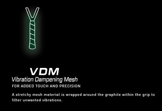 Công nghệ vợt cầu lông Yonex VDM VIBRATION DAMPENING MESH