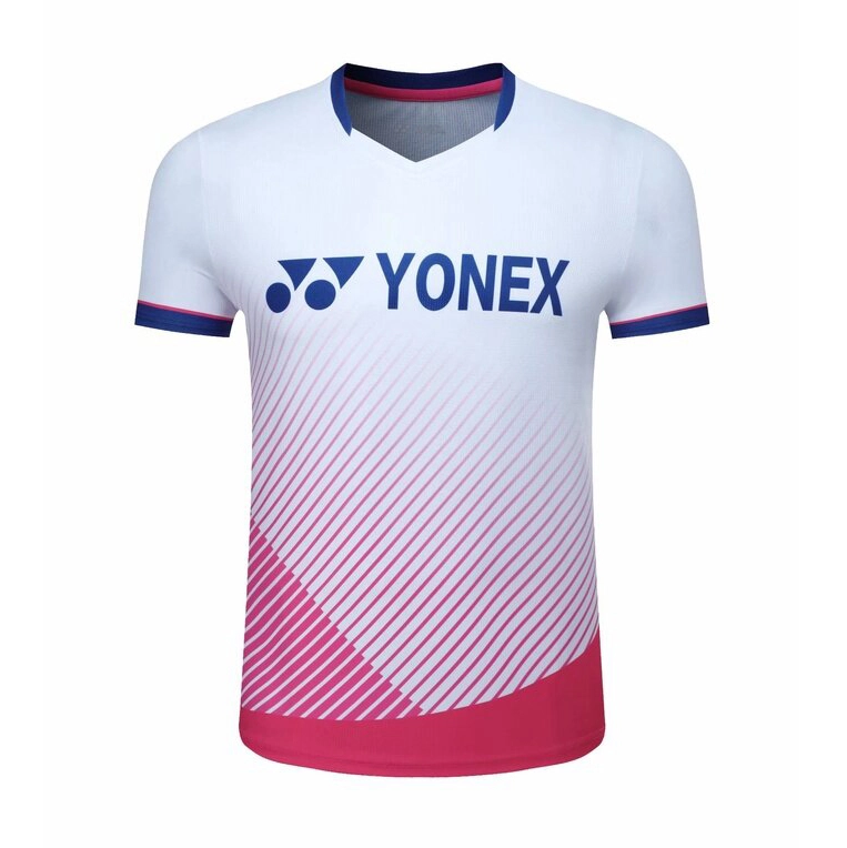 Áo cầu lông Yonex 21051 nam - Trắng hồng