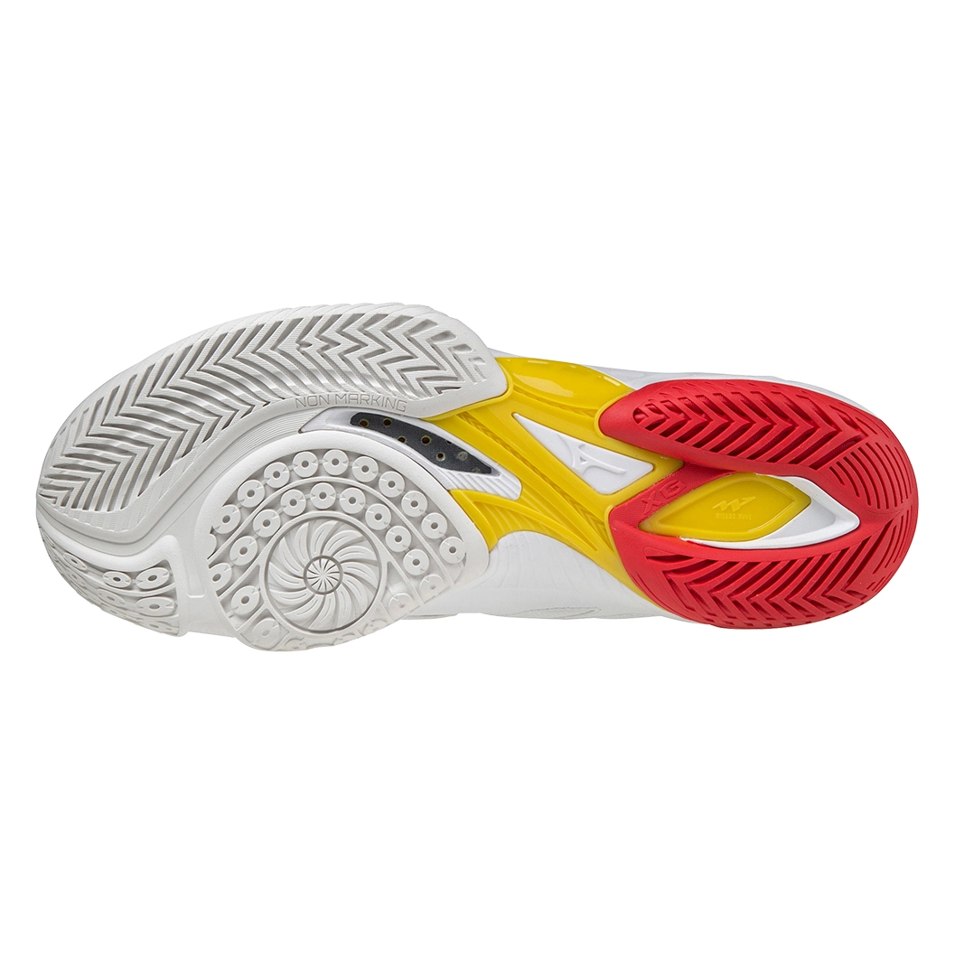 Giày cầu lông Mizuno Wave Claw 2 - Trắng Xanh (Mã JP)