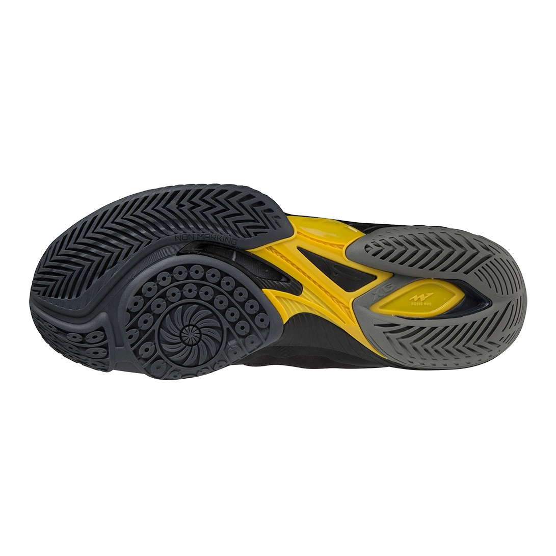 Giày cầu lông Mizuno Wave Claw Neo 2 - Đen Bạc Xanh chính hãng
