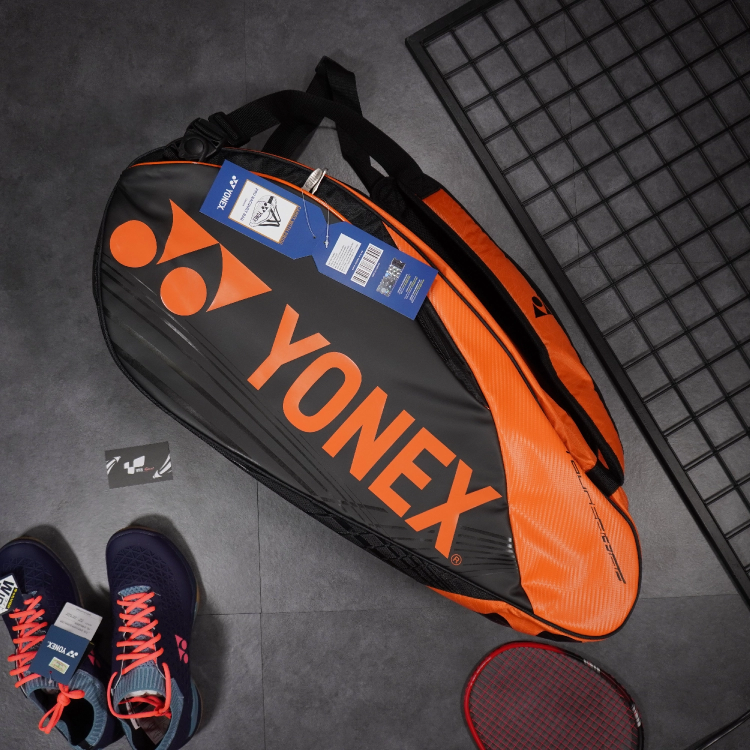 Túi cầu lông Yonex 9626 BT6 (2019) Đen Cam	