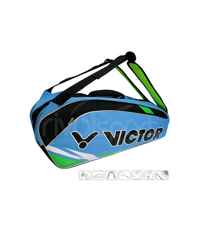 Tui vợt Victor 210 xanh biển - Chính hãng Victor 2016